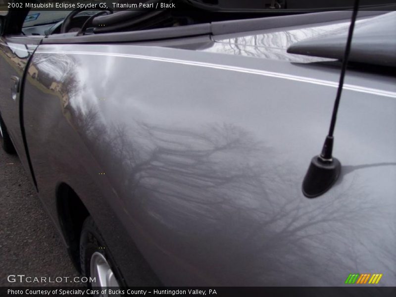 Titanium Pearl / Black 2002 Mitsubishi Eclipse Spyder GS