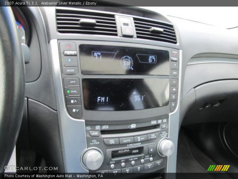 Alabaster Silver Metallic / Ebony 2007 Acura TL 3.2