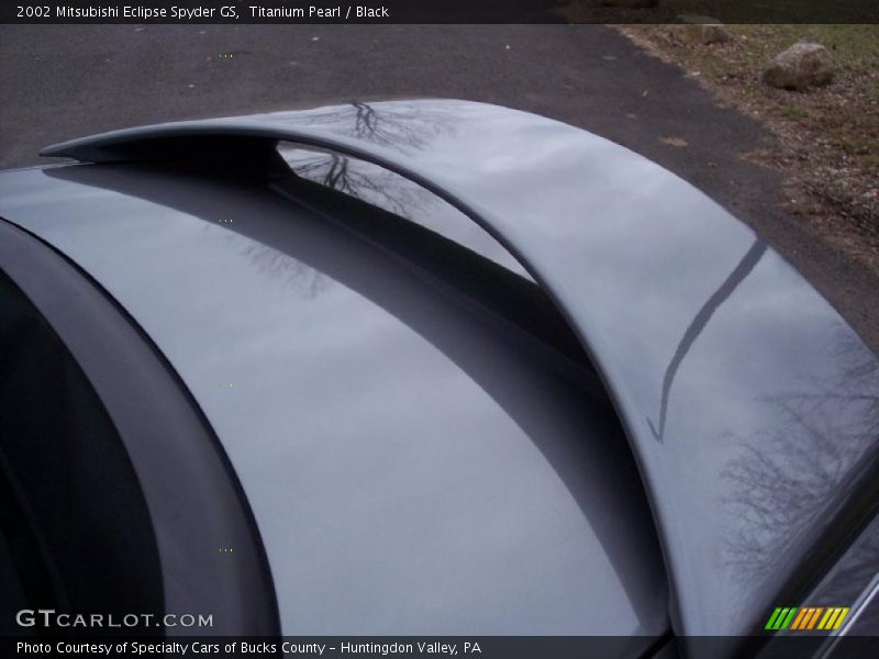 Titanium Pearl / Black 2002 Mitsubishi Eclipse Spyder GS
