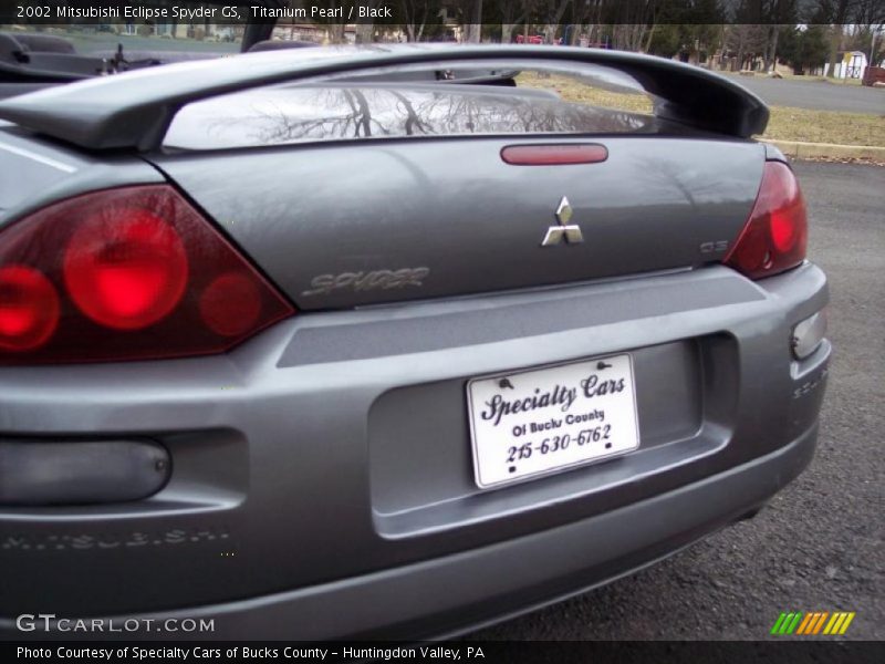 Titanium Pearl / Black 2002 Mitsubishi Eclipse Spyder GS