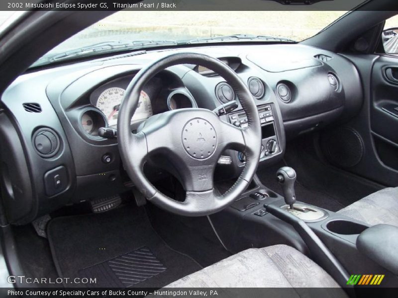  2002 Eclipse Spyder GS Black Interior