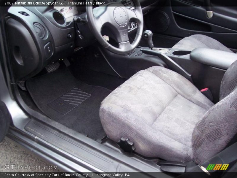 Titanium Pearl / Black 2002 Mitsubishi Eclipse Spyder GS