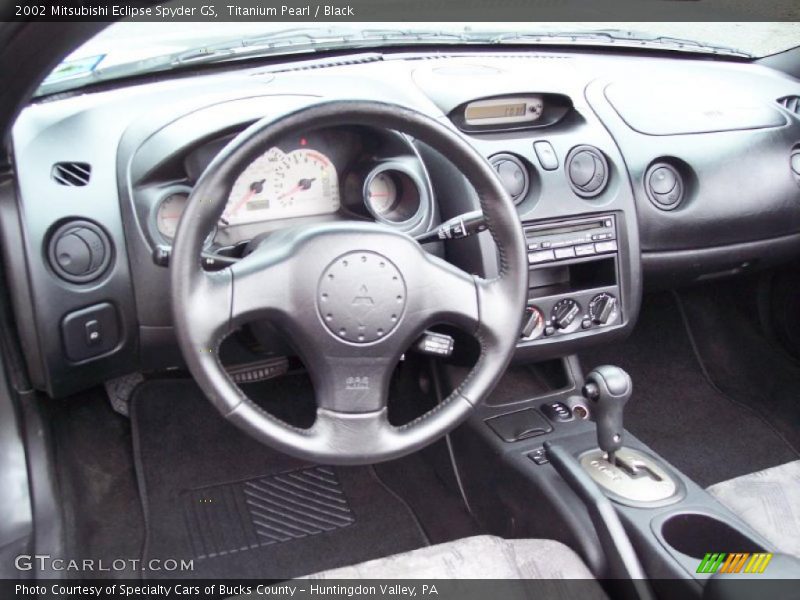 Dashboard of 2002 Eclipse Spyder GS