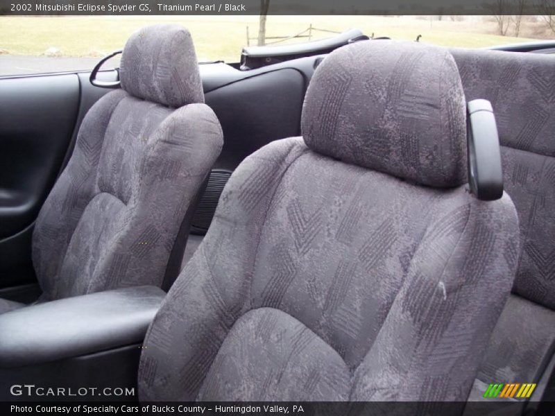 Titanium Pearl / Black 2002 Mitsubishi Eclipse Spyder GS