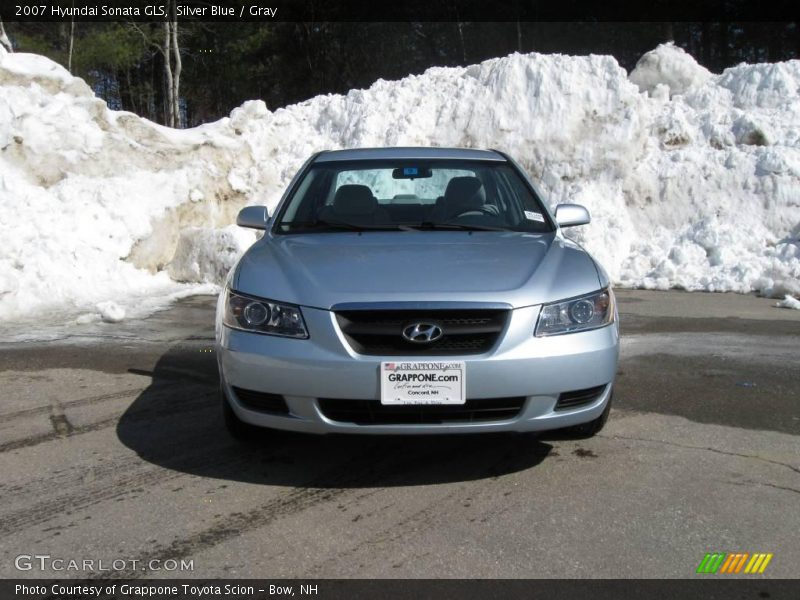 Silver Blue / Gray 2007 Hyundai Sonata GLS