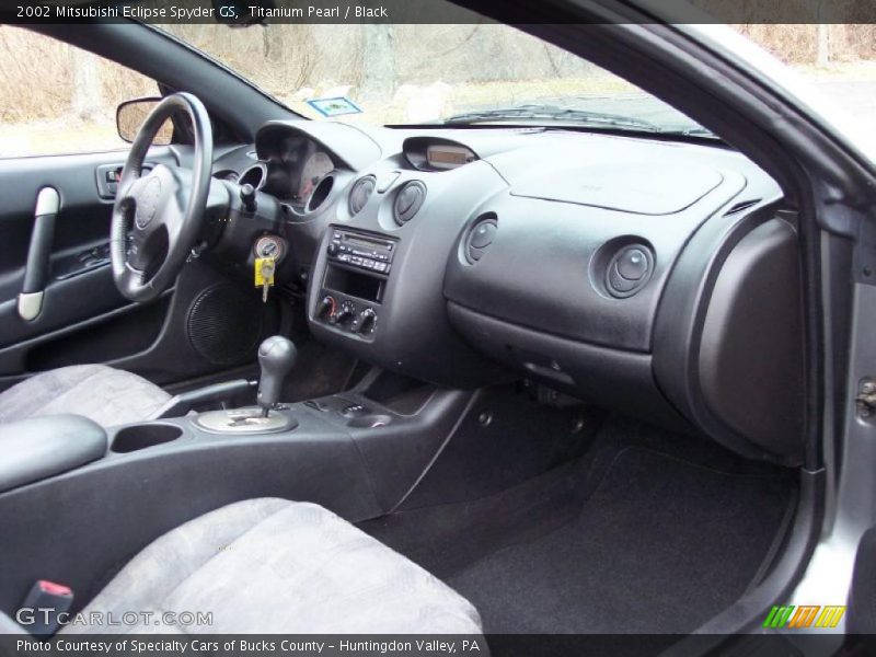 Titanium Pearl / Black 2002 Mitsubishi Eclipse Spyder GS
