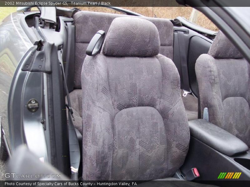 Titanium Pearl / Black 2002 Mitsubishi Eclipse Spyder GS