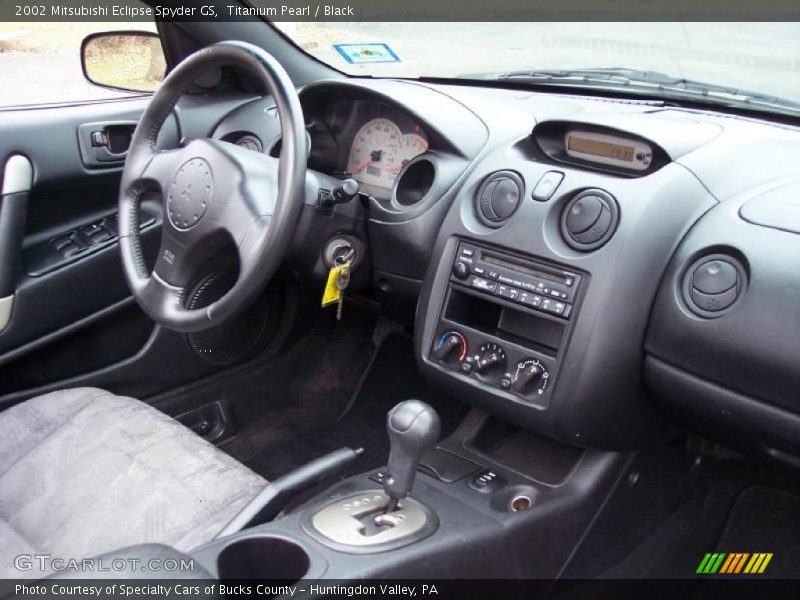  2002 Eclipse Spyder GS Black Interior