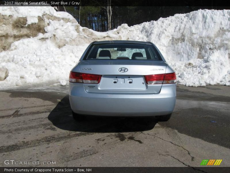 Silver Blue / Gray 2007 Hyundai Sonata GLS
