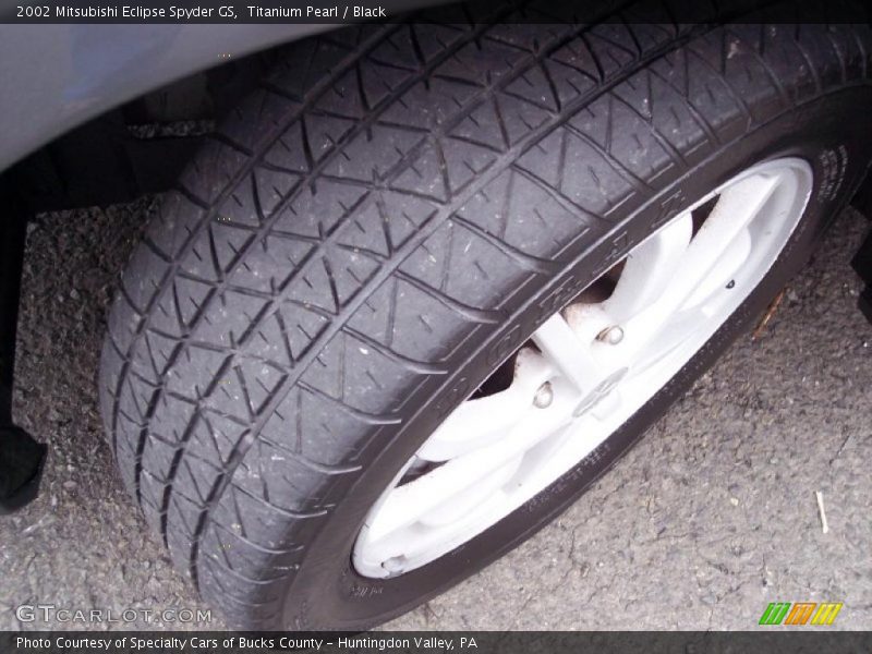 Titanium Pearl / Black 2002 Mitsubishi Eclipse Spyder GS