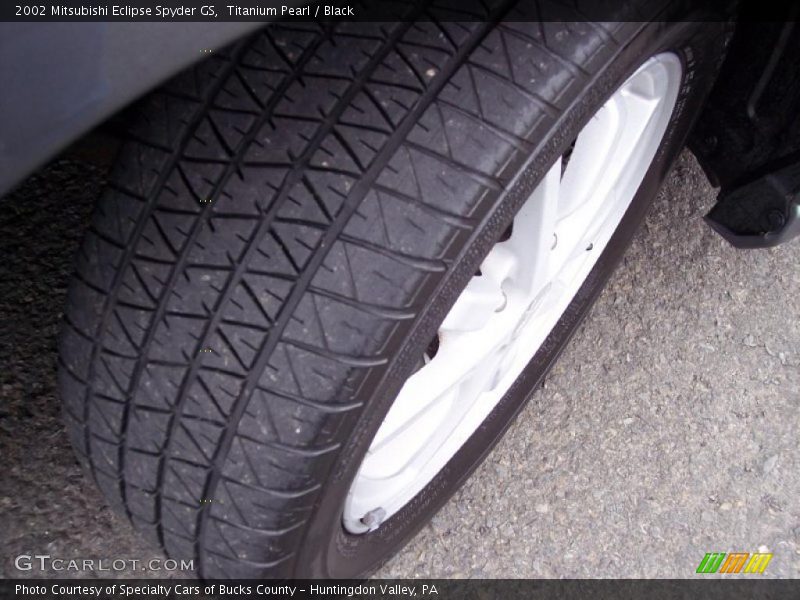 Titanium Pearl / Black 2002 Mitsubishi Eclipse Spyder GS