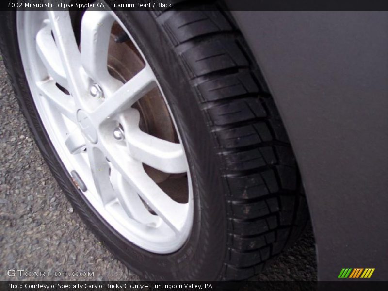 Titanium Pearl / Black 2002 Mitsubishi Eclipse Spyder GS