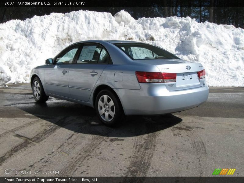 Silver Blue / Gray 2007 Hyundai Sonata GLS