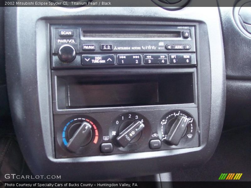 Controls of 2002 Eclipse Spyder GS