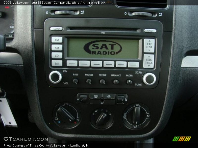 Campanella White / Anthracite Black 2008 Volkswagen Jetta SE Sedan