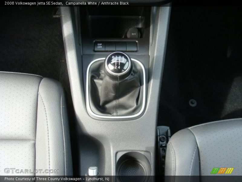 Campanella White / Anthracite Black 2008 Volkswagen Jetta SE Sedan