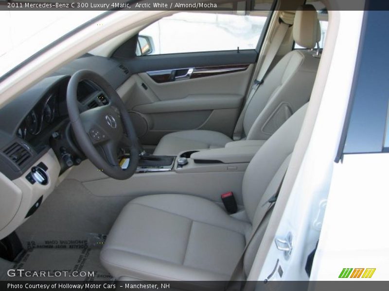 Arctic White / Almond/Mocha 2011 Mercedes-Benz C 300 Luxury 4Matic