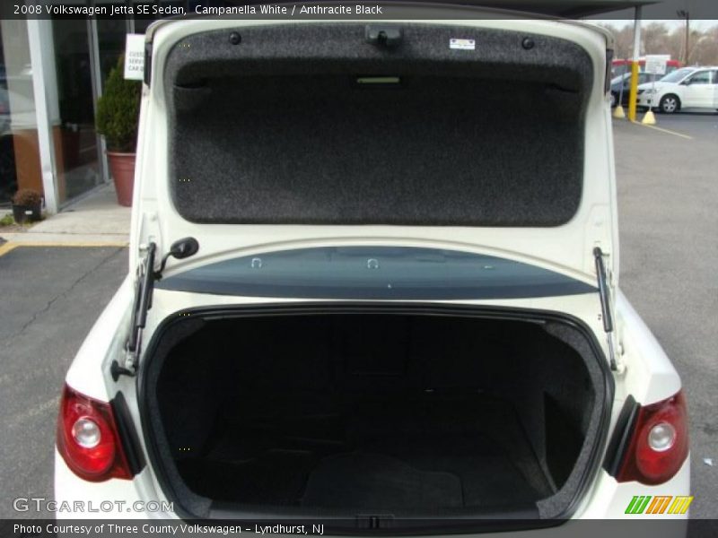 Campanella White / Anthracite Black 2008 Volkswagen Jetta SE Sedan