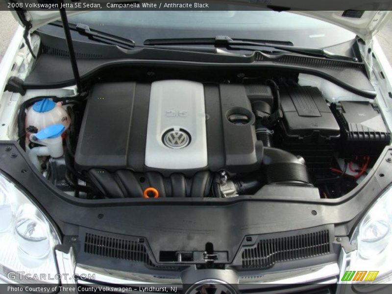Campanella White / Anthracite Black 2008 Volkswagen Jetta SE Sedan
