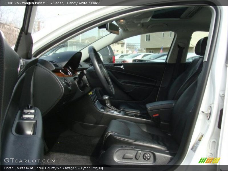 Candy White / Black 2008 Volkswagen Passat Lux Sedan
