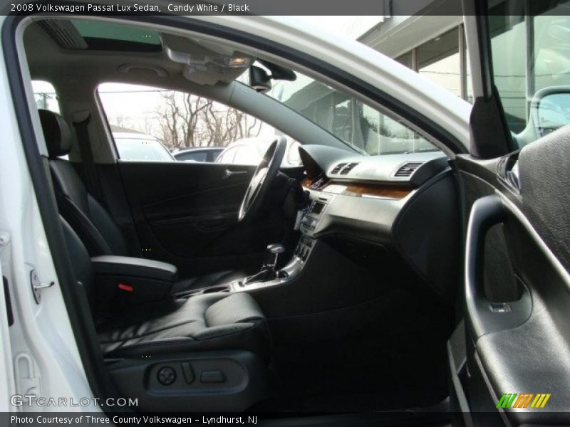 Candy White / Black 2008 Volkswagen Passat Lux Sedan