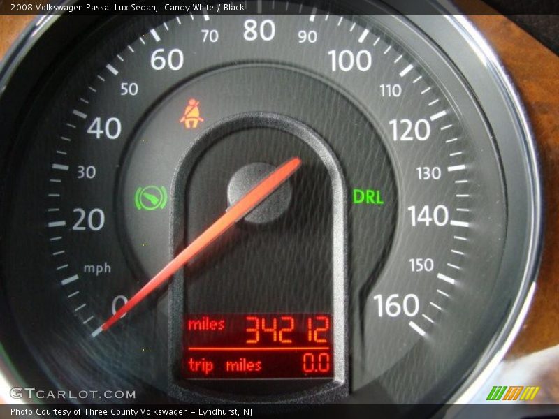 Candy White / Black 2008 Volkswagen Passat Lux Sedan