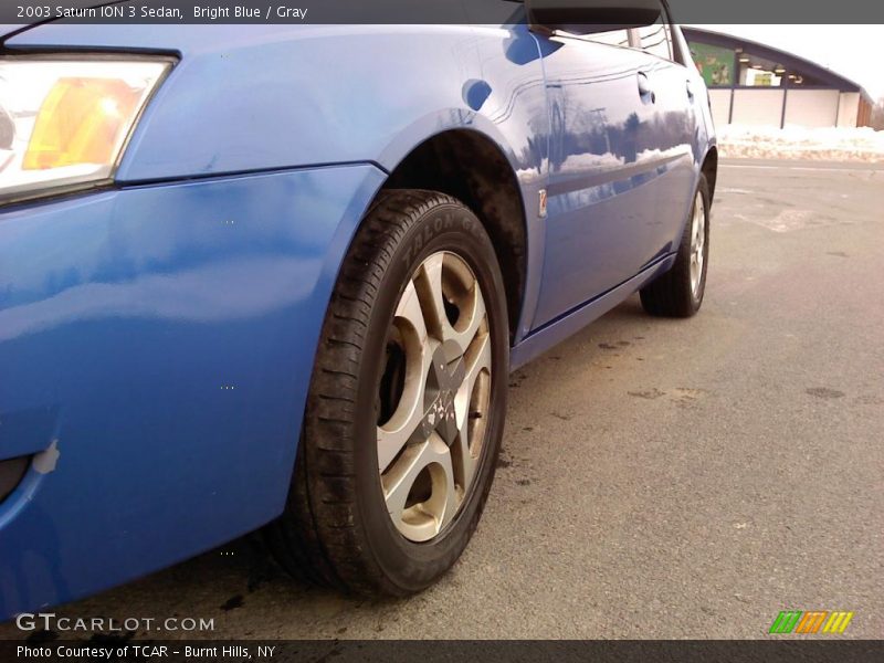 Bright Blue / Gray 2003 Saturn ION 3 Sedan