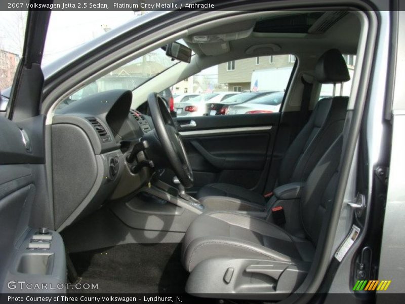 Platinum Grey Metallic / Anthracite 2007 Volkswagen Jetta 2.5 Sedan