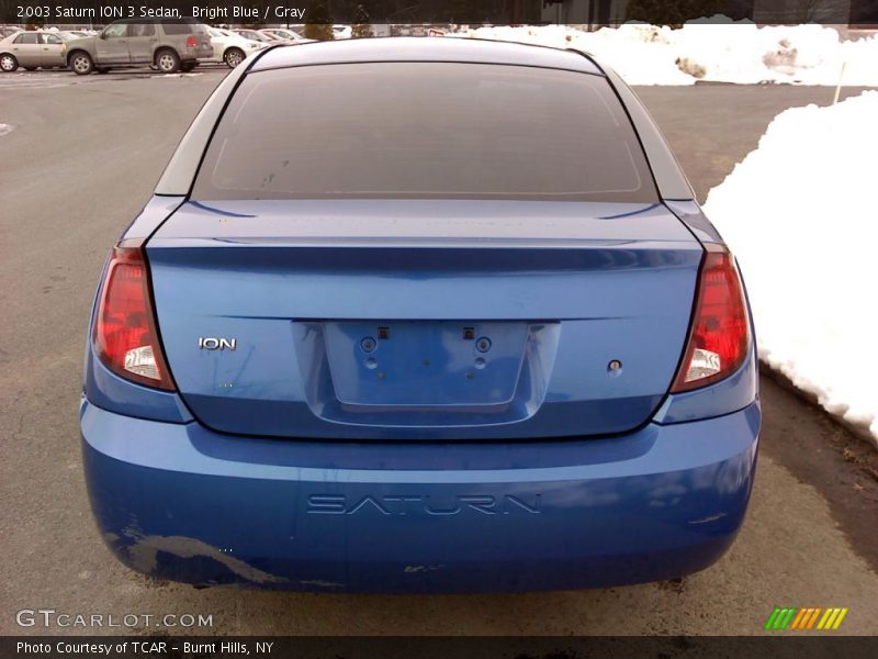 Bright Blue / Gray 2003 Saturn ION 3 Sedan