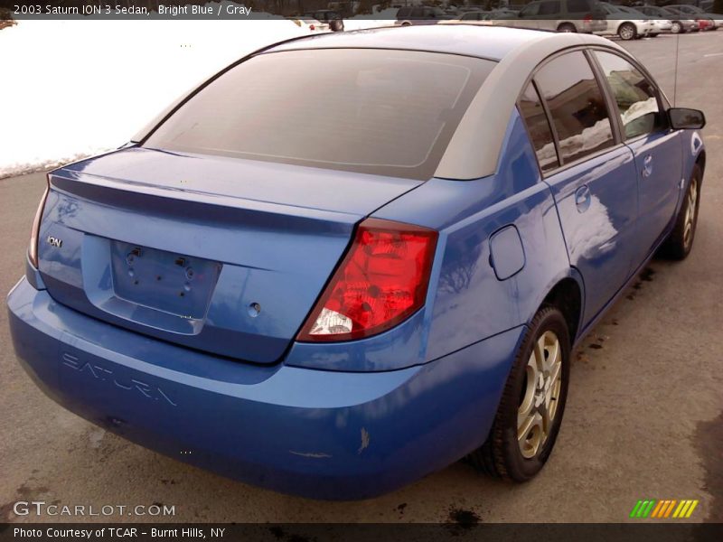 Bright Blue / Gray 2003 Saturn ION 3 Sedan