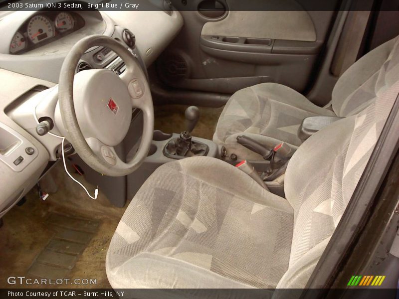  2003 ION 3 Sedan Gray Interior