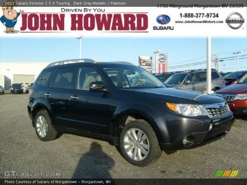 Dark Gray Metallic / Platinum 2011 Subaru Forester 2.5 X Touring