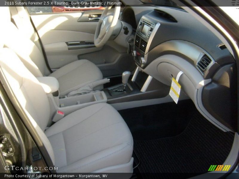 Dark Gray Metallic / Platinum 2011 Subaru Forester 2.5 X Touring