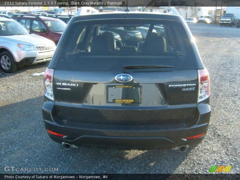 Dark Gray Metallic / Platinum 2011 Subaru Forester 2.5 X Touring