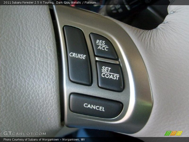 Dark Gray Metallic / Platinum 2011 Subaru Forester 2.5 X Touring