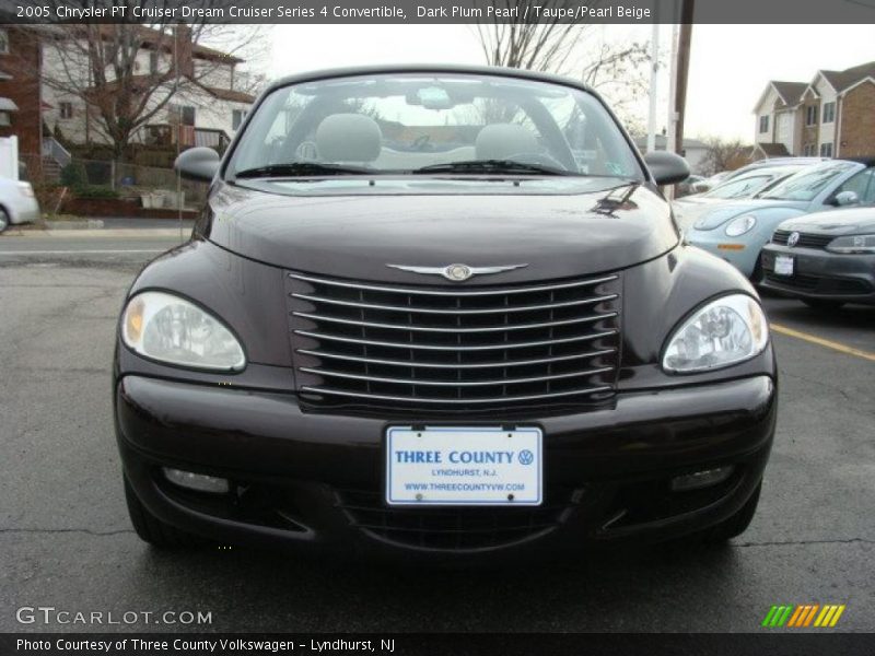 Dark Plum Pearl / Taupe/Pearl Beige 2005 Chrysler PT Cruiser Dream Cruiser Series 4 Convertible