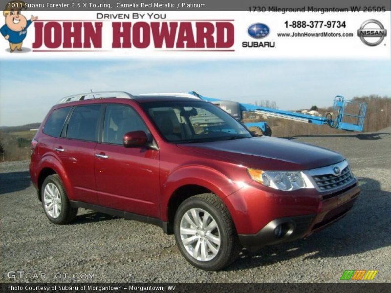 Camelia Red Metallic / Platinum 2011 Subaru Forester 2.5 X Touring