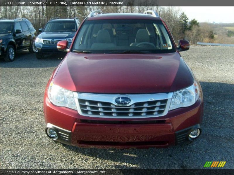 Camelia Red Metallic / Platinum 2011 Subaru Forester 2.5 X Touring
