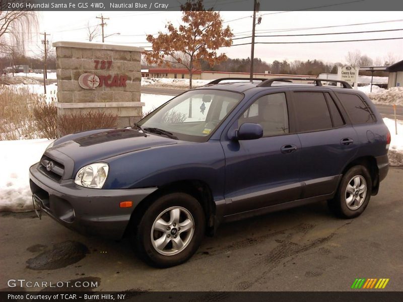 Nautical Blue / Gray 2006 Hyundai Santa Fe GLS 4WD