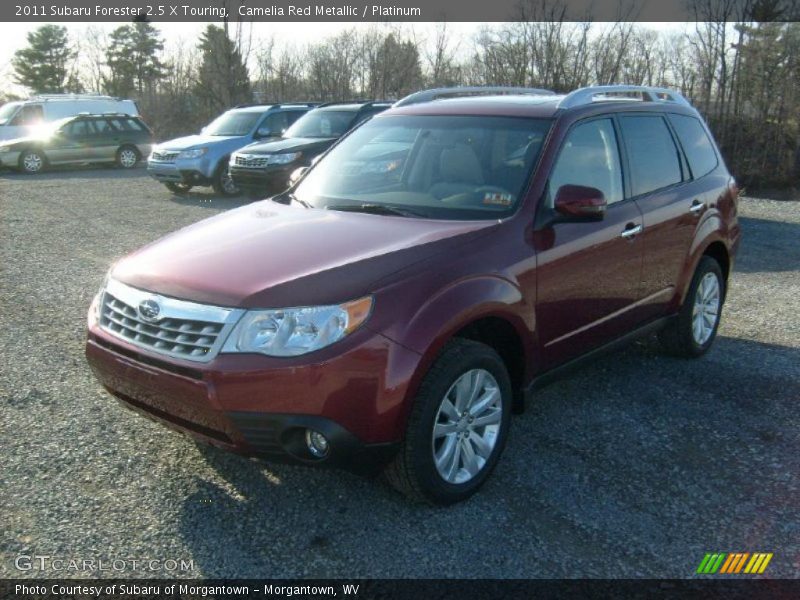 Camelia Red Metallic / Platinum 2011 Subaru Forester 2.5 X Touring