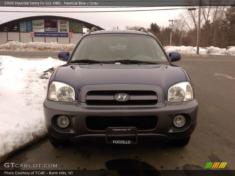 Nautical Blue / Gray 2006 Hyundai Santa Fe GLS 4WD