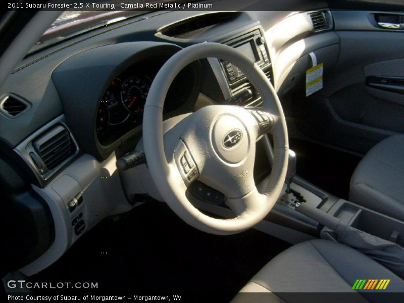 Camelia Red Metallic / Platinum 2011 Subaru Forester 2.5 X Touring