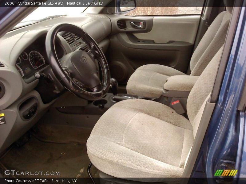 Nautical Blue / Gray 2006 Hyundai Santa Fe GLS 4WD