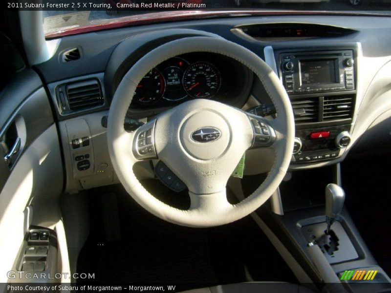 Camelia Red Metallic / Platinum 2011 Subaru Forester 2.5 X Touring