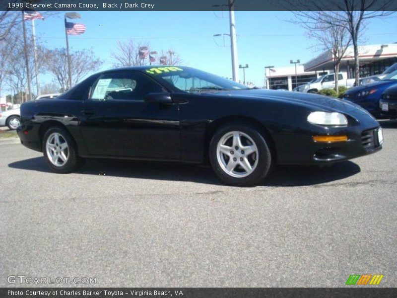 Black / Dark Grey 1998 Chevrolet Camaro Coupe