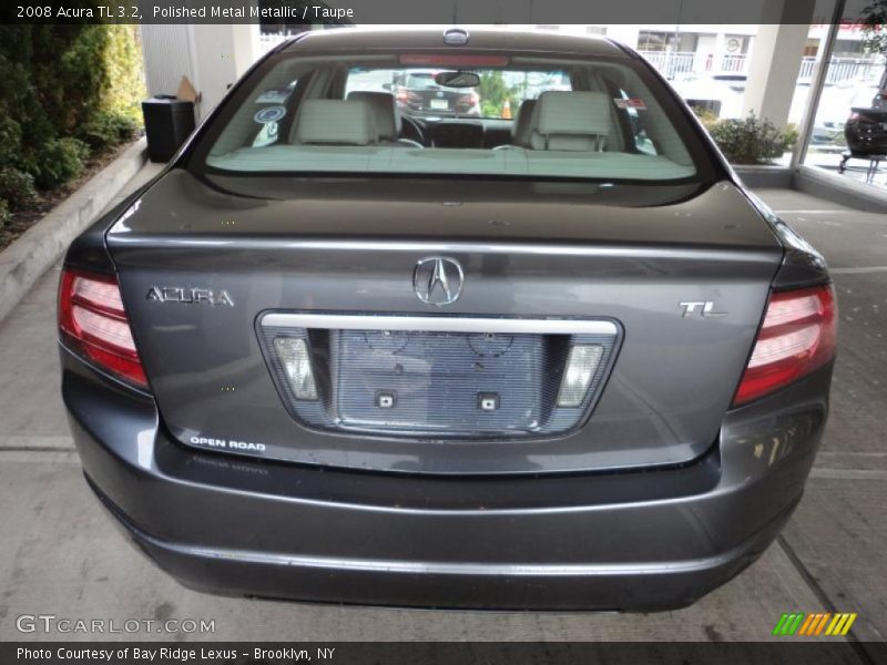 Polished Metal Metallic / Taupe 2008 Acura TL 3.2