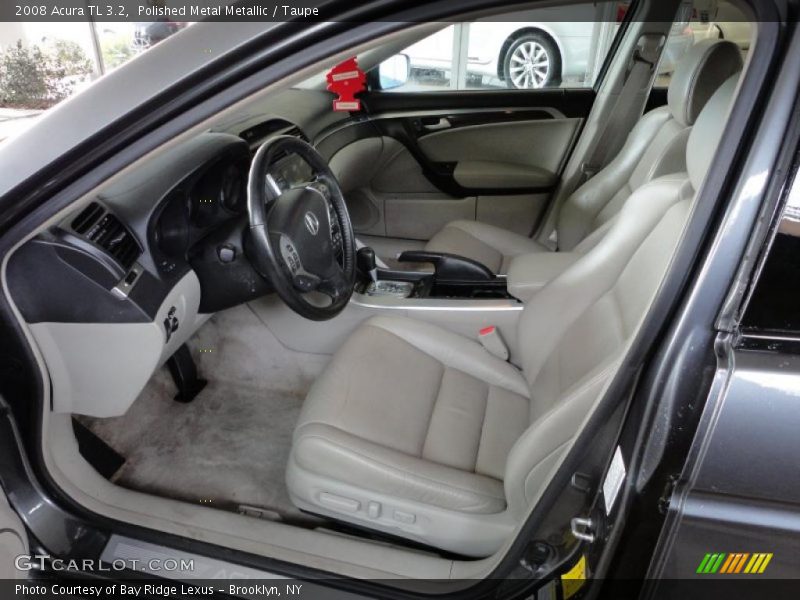 Polished Metal Metallic / Taupe 2008 Acura TL 3.2