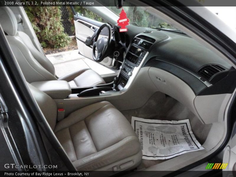 Polished Metal Metallic / Taupe 2008 Acura TL 3.2