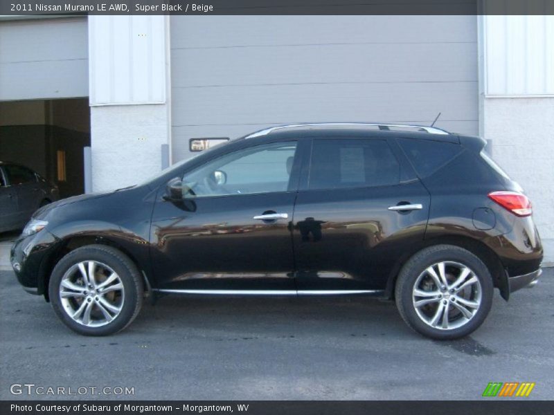 Super Black / Beige 2011 Nissan Murano LE AWD
