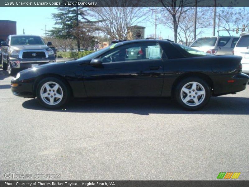 Black / Dark Grey 1998 Chevrolet Camaro Coupe